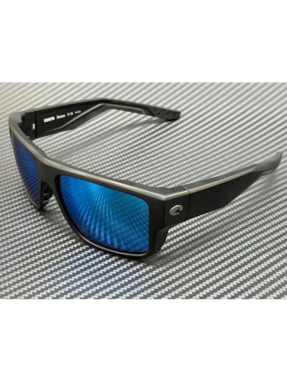 New Costa Del Mar Men Matte Black Sunglasses 59-16-127